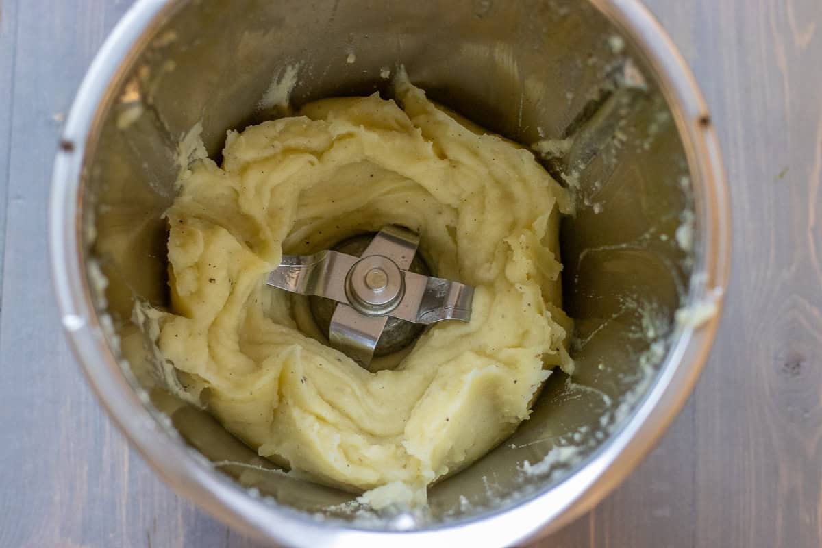 potatoes are blitzed until smooth