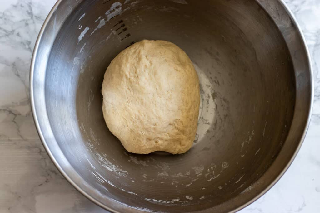 the dough turned into a ball