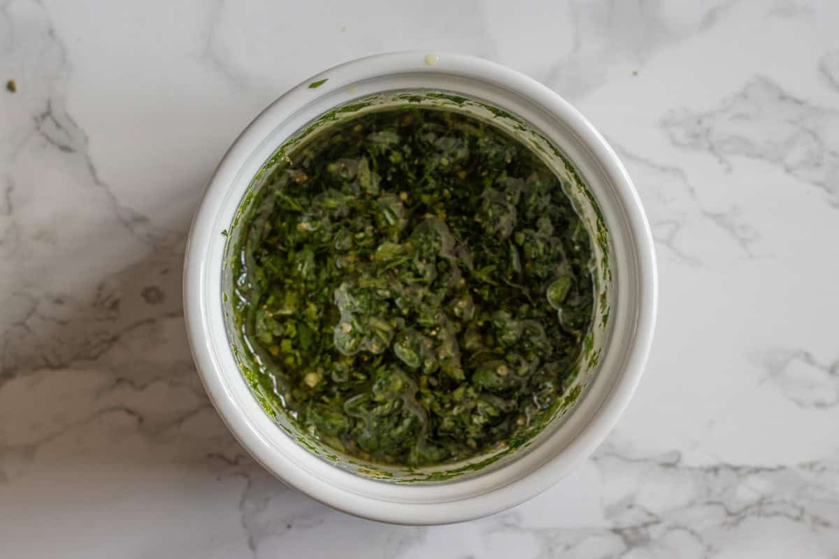 tangy herb dressing for maroulosalata
