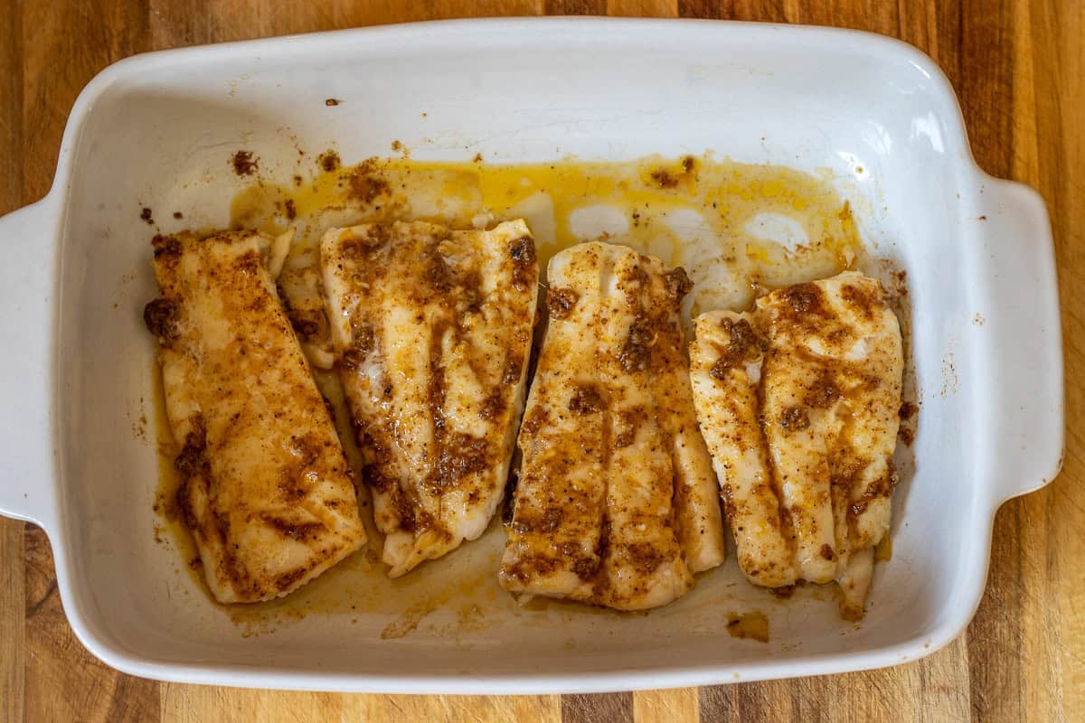 fish is cooked for 10 minutes