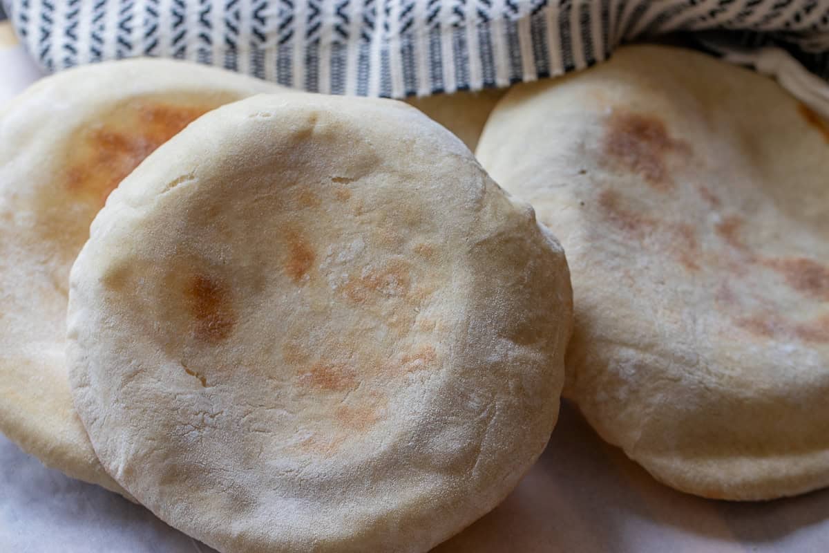 3 pieces of Iraqi flatbread - laffa