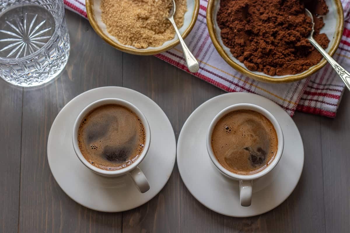 2 cups of turkish coffee