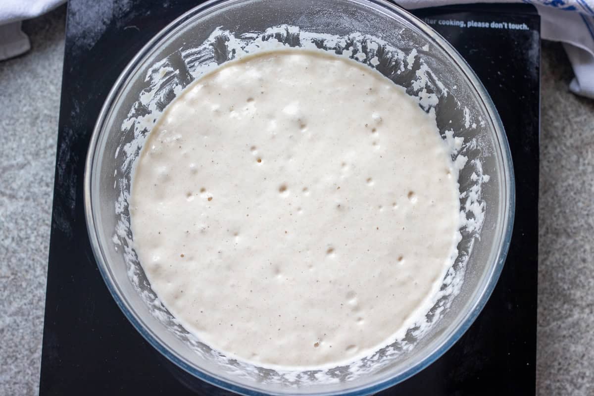 lokma dessert dough after risen